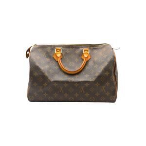 Louis Vuitton Speedy 30 Monogram Canvas Handbag In Brown